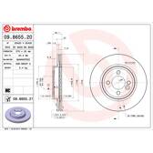 Bremssatz (2 Bremsscheiben) BREMBO - 09.8655.21