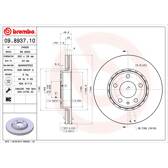 Bremssatz (2 Bremsscheiben) BREMBO - 09.8937.10