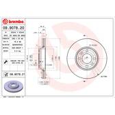 Bremssatz (2 Bremsscheiben) BREMBO - 09.9078.21