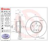Bremssatz (2 Bremsscheiben) BREMBO - 09.9172.11