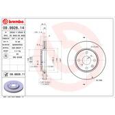 Bremssatz (2 Bremsscheiben) BREMBO - 09.9928.11