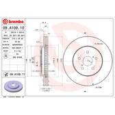 Bremssatz (2 Bremsscheiben) BREMBO - 09.A109.10