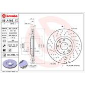 Bremssatz (2 Bremsscheiben) BREMBO - 09.A185.1X
