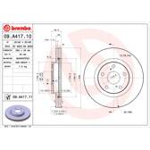 Bremssatz (2 Bremsscheiben) BREMBO - 09.A417.11