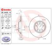 Bremsscheibe (pro Einheit) BREMBO - 09.A430.11