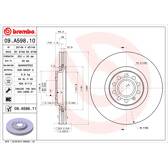 Bremssatz (2 Bremsscheiben) BREMBO - 09.A598.11
