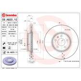 Bremsscheibe (pro Einheit) BREMBO - 09.A820.11