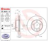 Bremsscheibe (pro Einheit) BREMBO - 09.B633.10