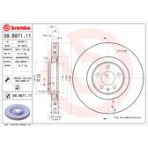 Bremsscheibe (pro Einheit) BREMBO - 09.B971.11