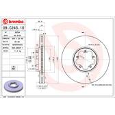 Bremsscheibe (pro Einheit) BREMBO - 09.C243.10