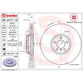 Bremsscheibe (pro Einheit) BREMBO - 09.C417.13
