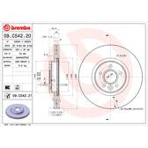 Bremsscheibe (pro Einheit) BREMBO - 09.C542.21