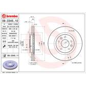 Bremssatz (2 Bremsscheiben) BREMBO - 09.C545.11