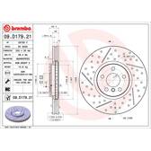 Bremsscheibe (pro Einheit) BREMBO - 09.D179.21