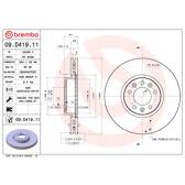 Bremsscheibe vorne BREMBO - 09.D419.11