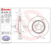 Bremssatz (2 Bremsscheiben) BREMBO - 09.N125.10