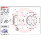 Sats om 2 bromsskivor BREMBO - 08.5569.21