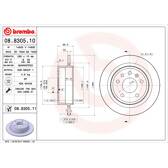 Sats om 2 bromsskivor BREMBO - 08.8305.11