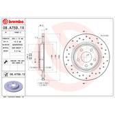 Sats om 2 bromsskivor BREMBO - 08.A759.1X