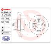 Sats om 2 bromsskivor BREMBO - 08.B649.11