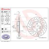 Sats om 2 bromsskivor BREMBO - 09.A047.11