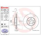Sats om 2 bromsskivor BREMBO - 09.A905.11