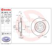 Sats om 2 bromsskivor BREMBO - 09.A913.14