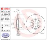 Bromsskiva (per enhet) BREMBO - 09.C133.11