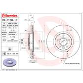 Sats om 2 bromsskivor BREMBO - 09.C138.11