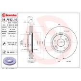 Set freni a disco BREMBO - 09.A532.11