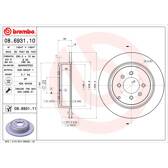 Jeu de 2 disques de frein BREMBO - 08.6931.10