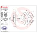 Jeu de 2 disques de frein BREMBO - 08.9460.3X