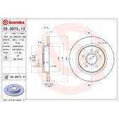 Jeu de 2 disques de frein BREMBO - 08.9975.11