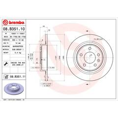 DisquedefreinarrièreBREMBO08.B351.11