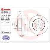 Jeu de 2 disques de frein BREMBO - 08.B566.11