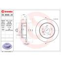 Jeu de 2 disques de frein BREMBO - 08.B566.21