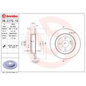 Jeu de 2 disques de frein BREMBO - 08.C172.10