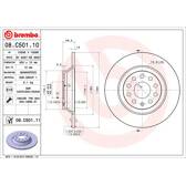 Jeu de 2 disques de frein BREMBO - 08.C501.11