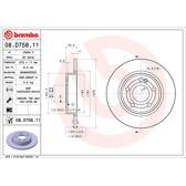 Jeu de 2 disques de frein BREMBO - 08.D758.11