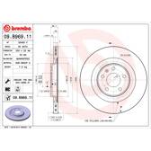 Jeu de 2 disques de frein BREMBO - 09.B969.11