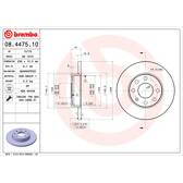Jeu de 2 disques de frein BREMBO - 08.4475.10
