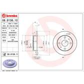 Jeu de 2 disques de frein BREMBO - 08.9138.10