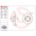 Jeu de 2 disques de frein BREMBO - 08.A151.10