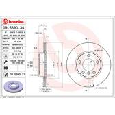 Jeu de 2 disques de frein BREMBO - 09.5390.31
