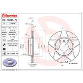 Jeu de 2 disques de frein BREMBO - 09.5390.77