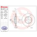 Jeu de 2 disques de frein BREMBO - 09.6771.14