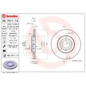 Jeu de 2 disques de frein BREMBO - 09.7011.11