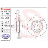 Jeu de 2 disques de frein BREMBO - 09.7701.11