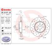 Jeu de 2 disques de frein BREMBO - 09.8137.2X