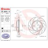 Jeu de 2 disques de frein BREMBO - 09.8655.1X